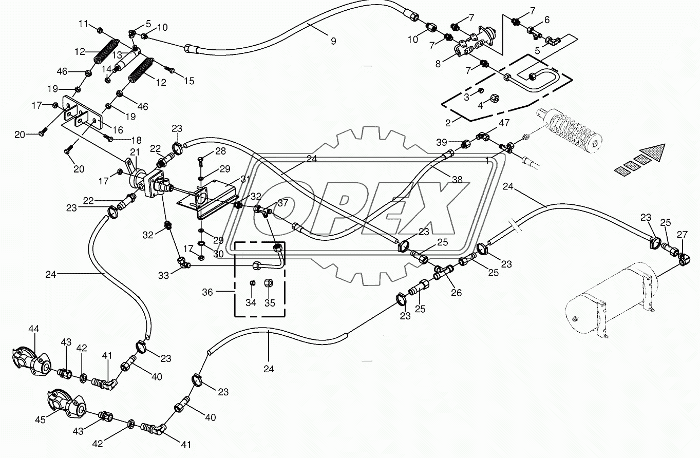 Additive connection for trailer