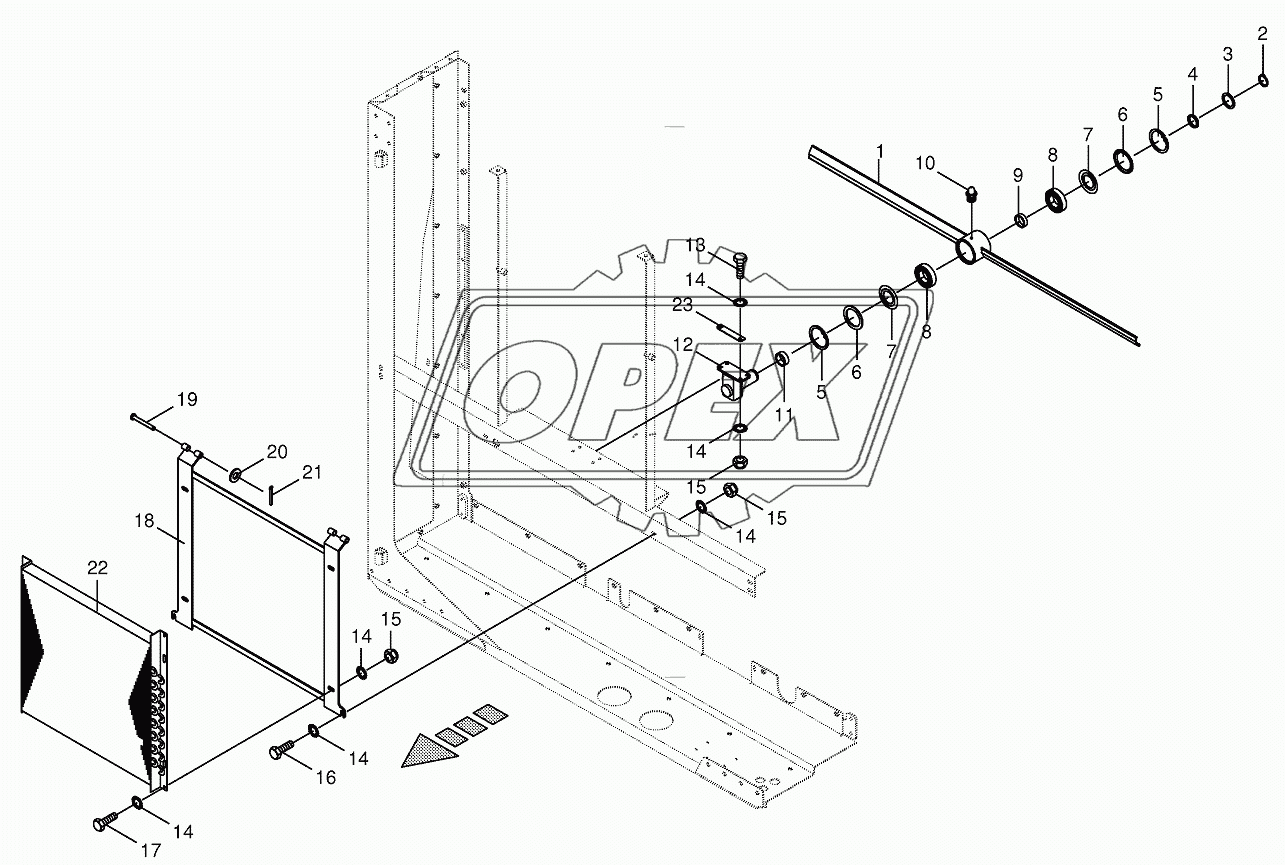 Rotor/Air conditioner mounting