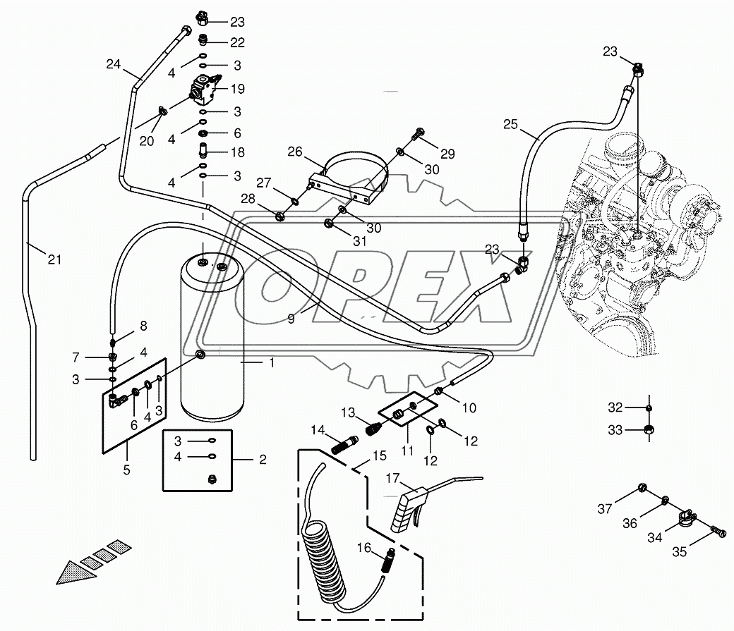 Air pressure-Blow-out gun