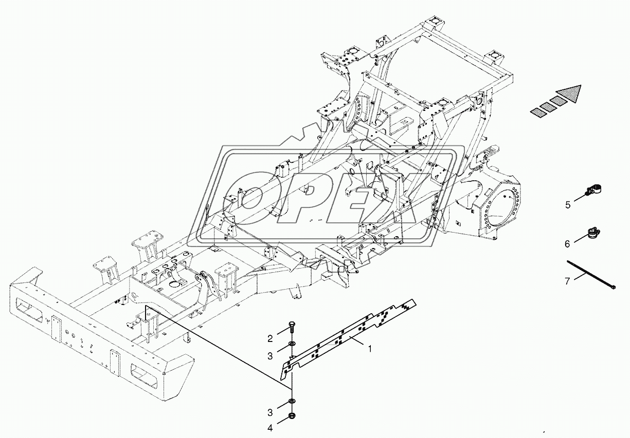 Wiring harness fastening