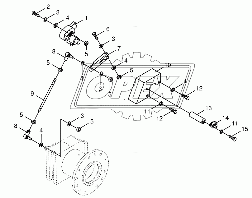 Angle sensor-chopping drum