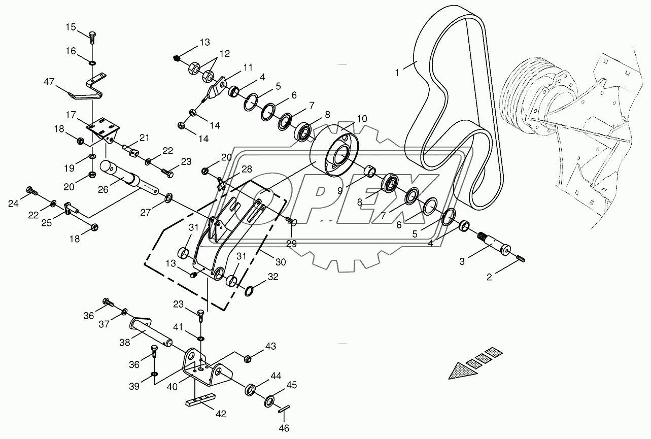 Cracker drive/tensioning device 2