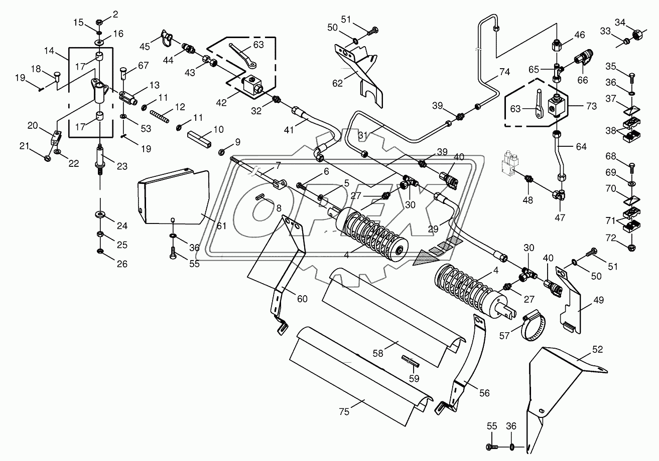 Hydraulic parking brake