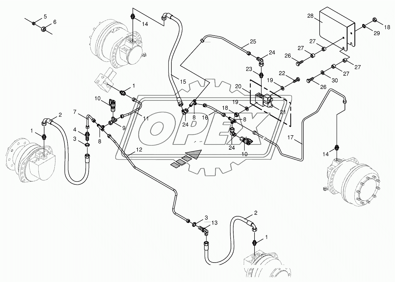 Hydraulics-speed range shifting