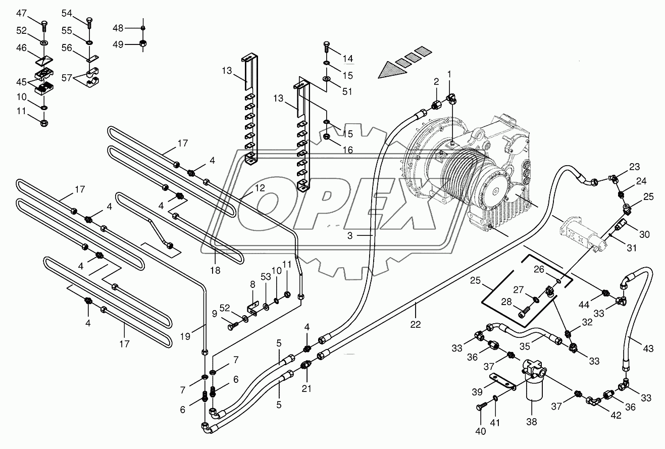 Gear oil cooler