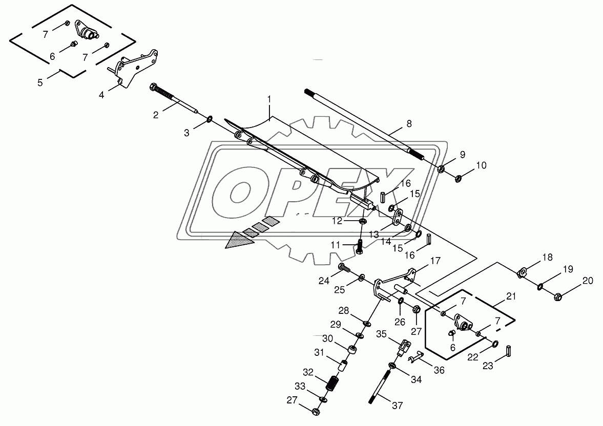 Drum base-spring-mounted 1