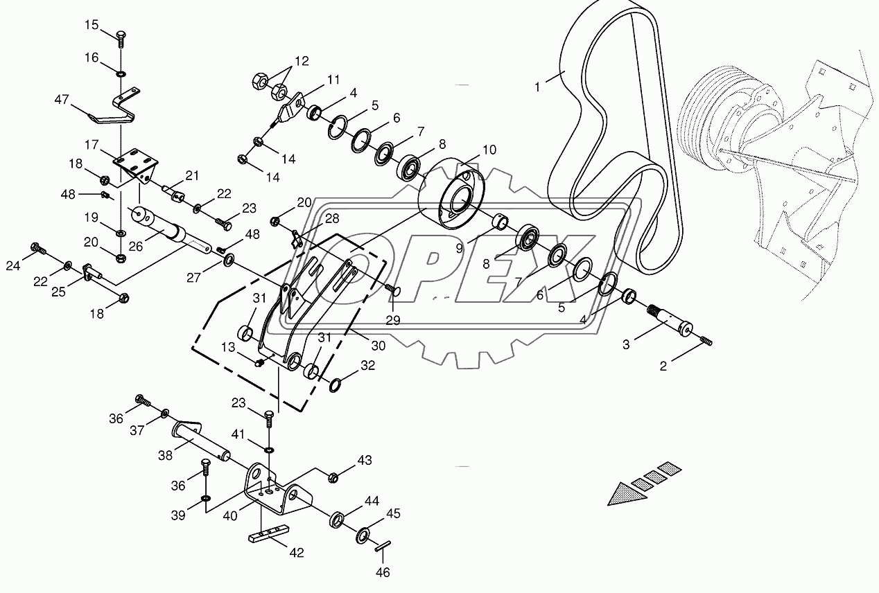 Cracker drive/tensioning device