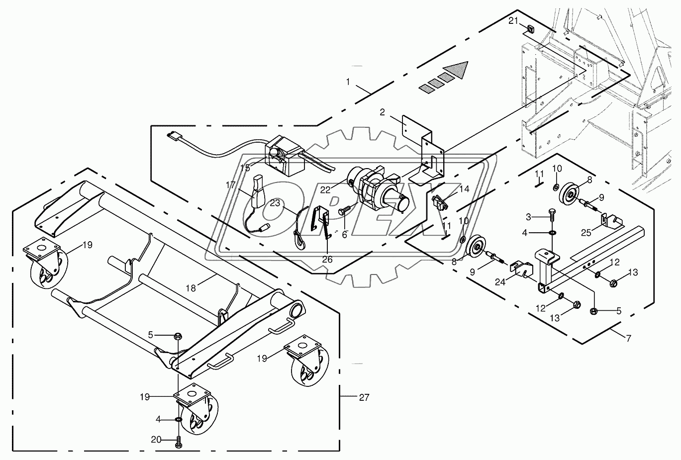 Rope winch/Installation car 2