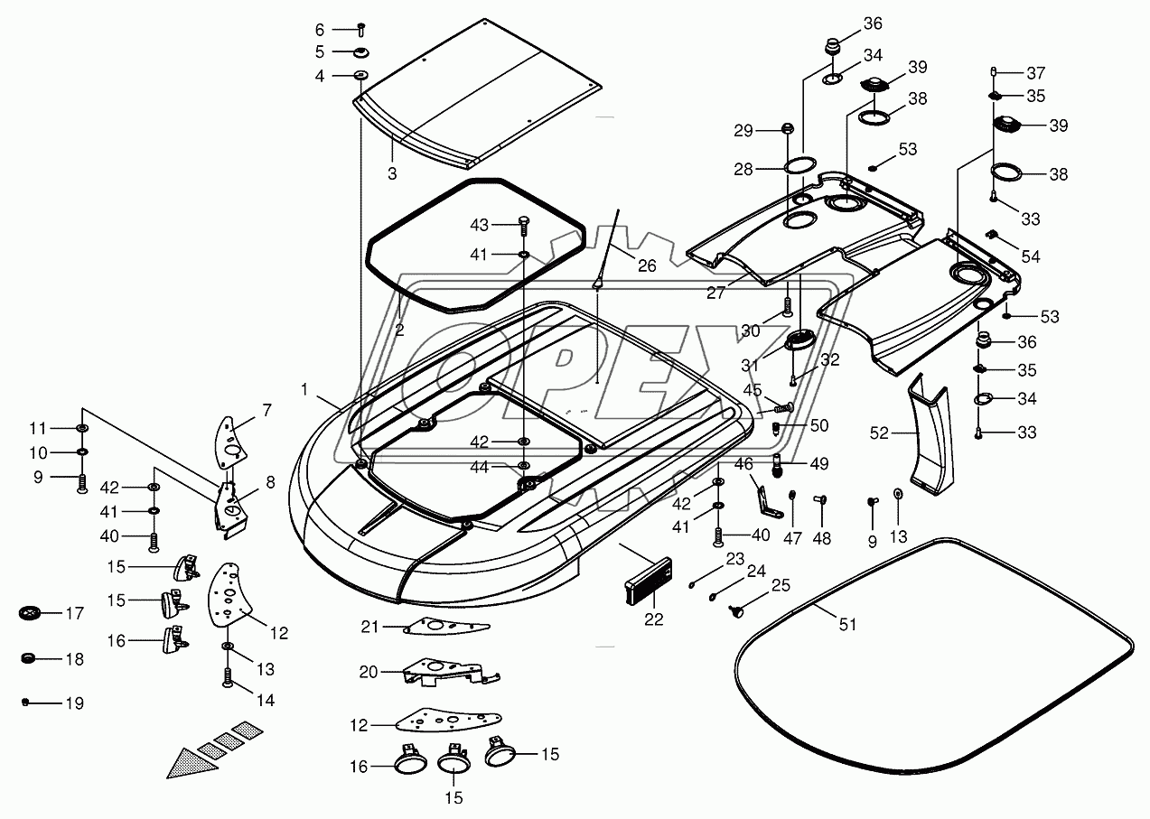 Cab-roof