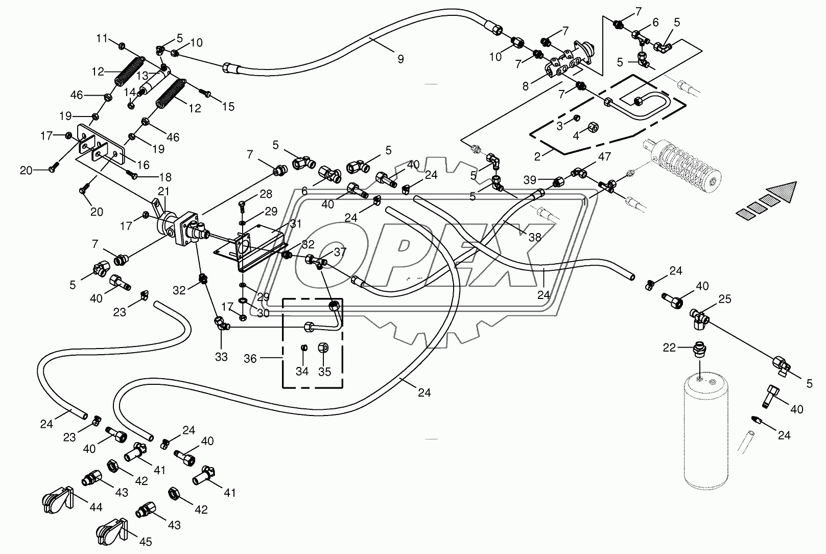 Additive connection for trailer 853001 - 854000