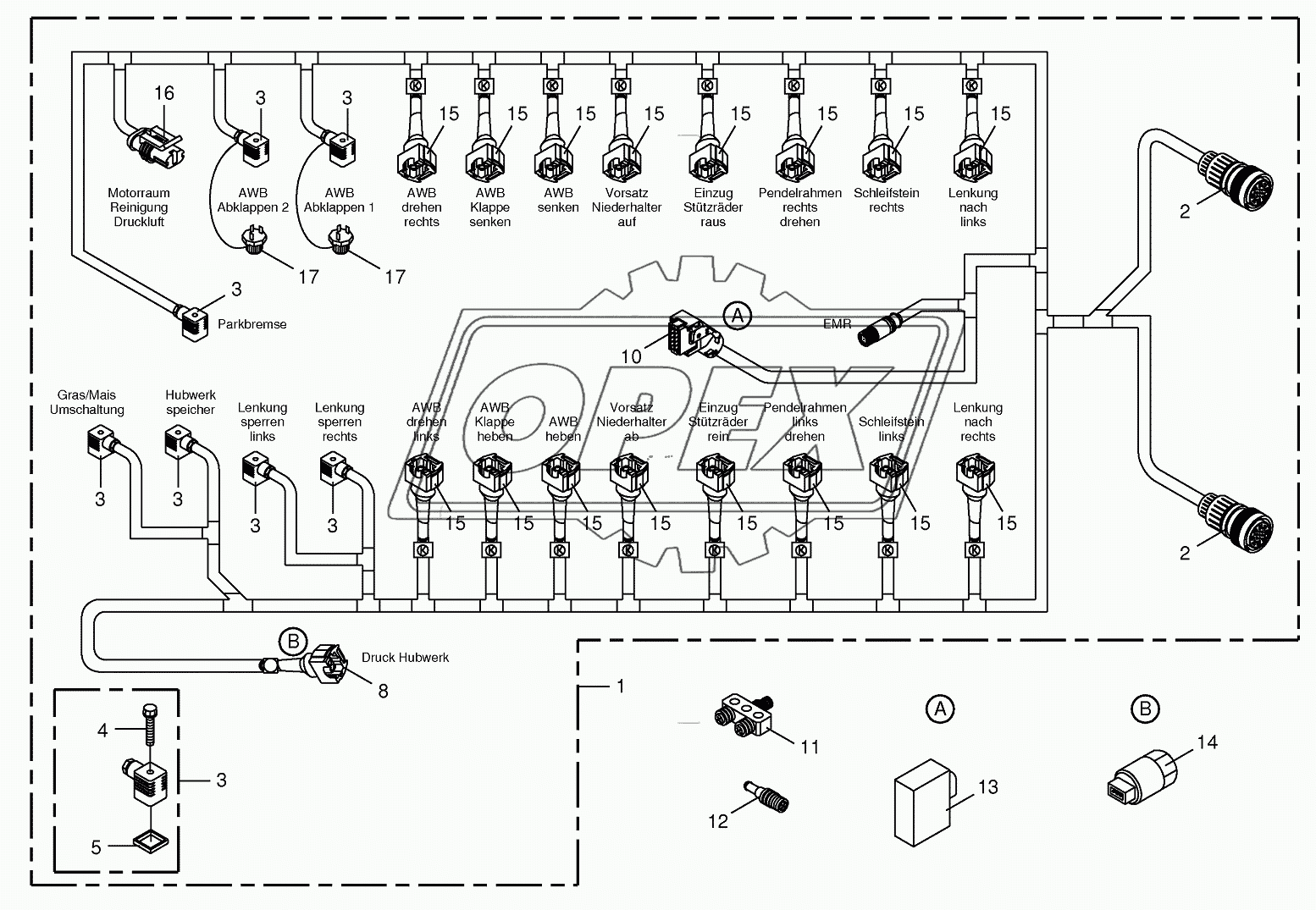 Wiring Harness - valve block