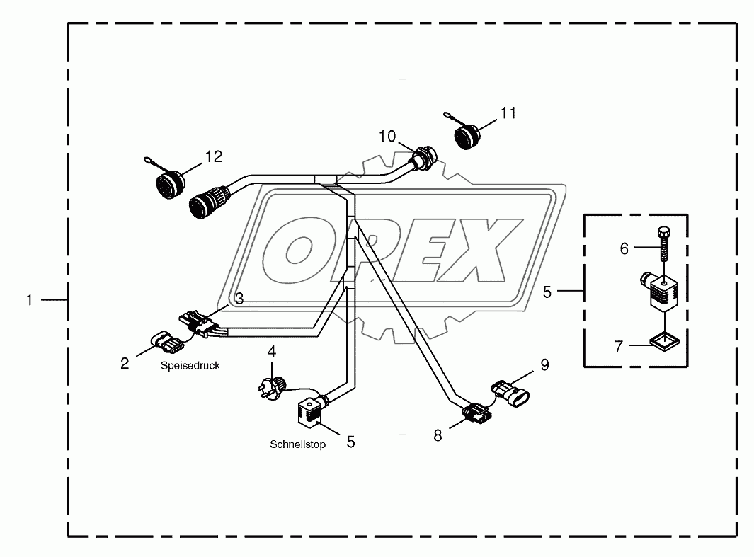 Wiring harness - CropControl/RockProtect