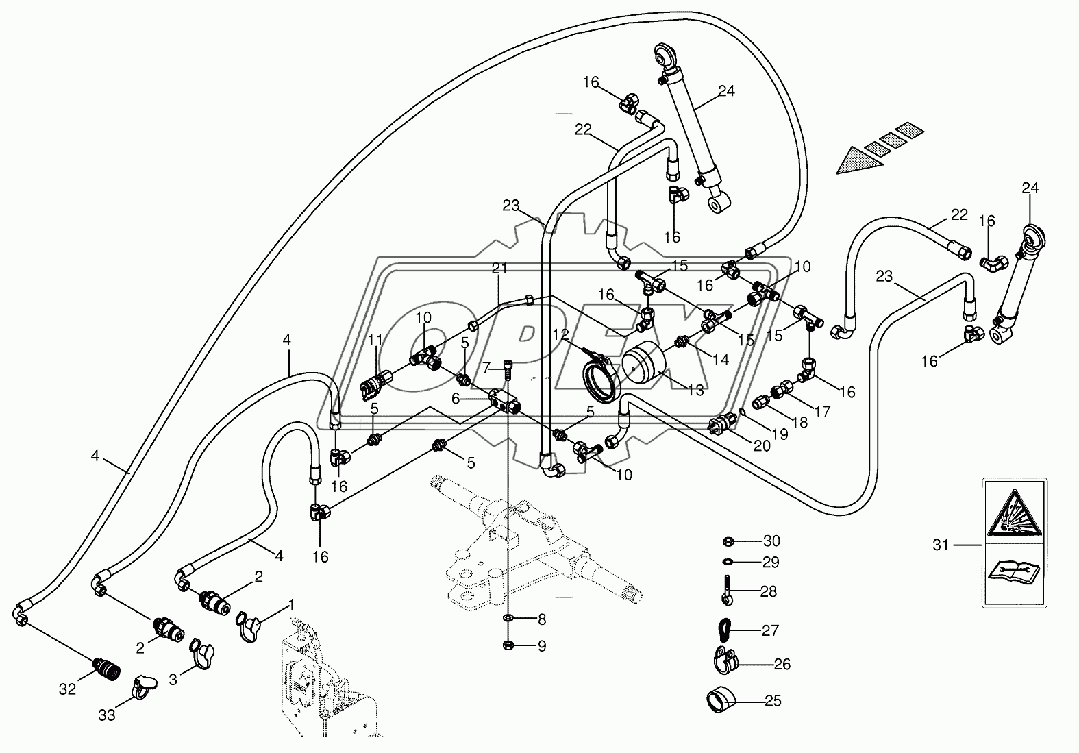 Hydraulics - additional axis