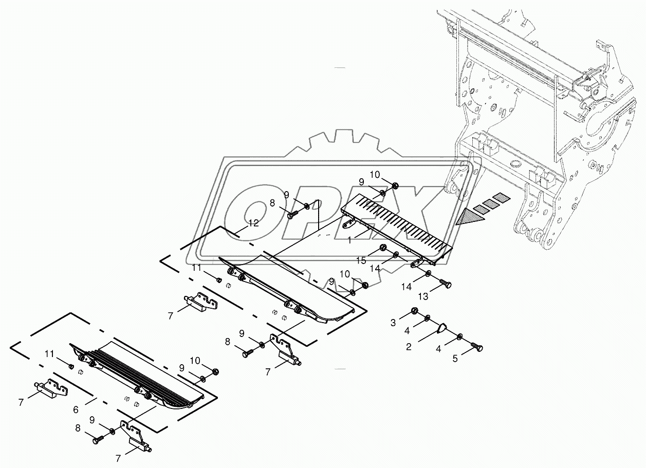 Husk/friction ground - spring-mounted