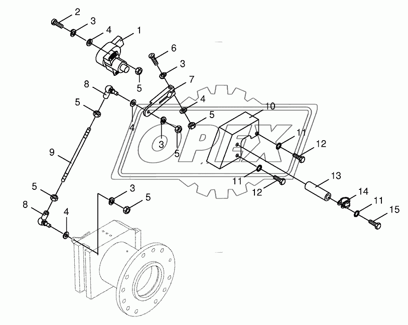 Angle sensor - chopping drum