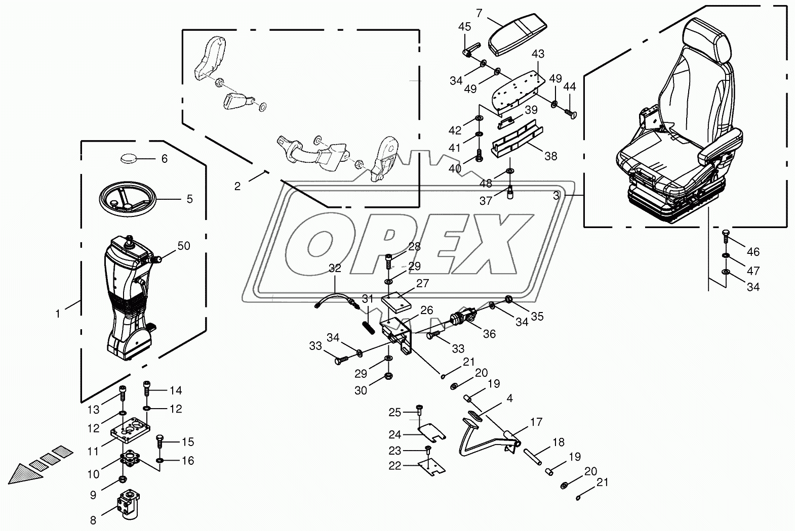 Steering columm