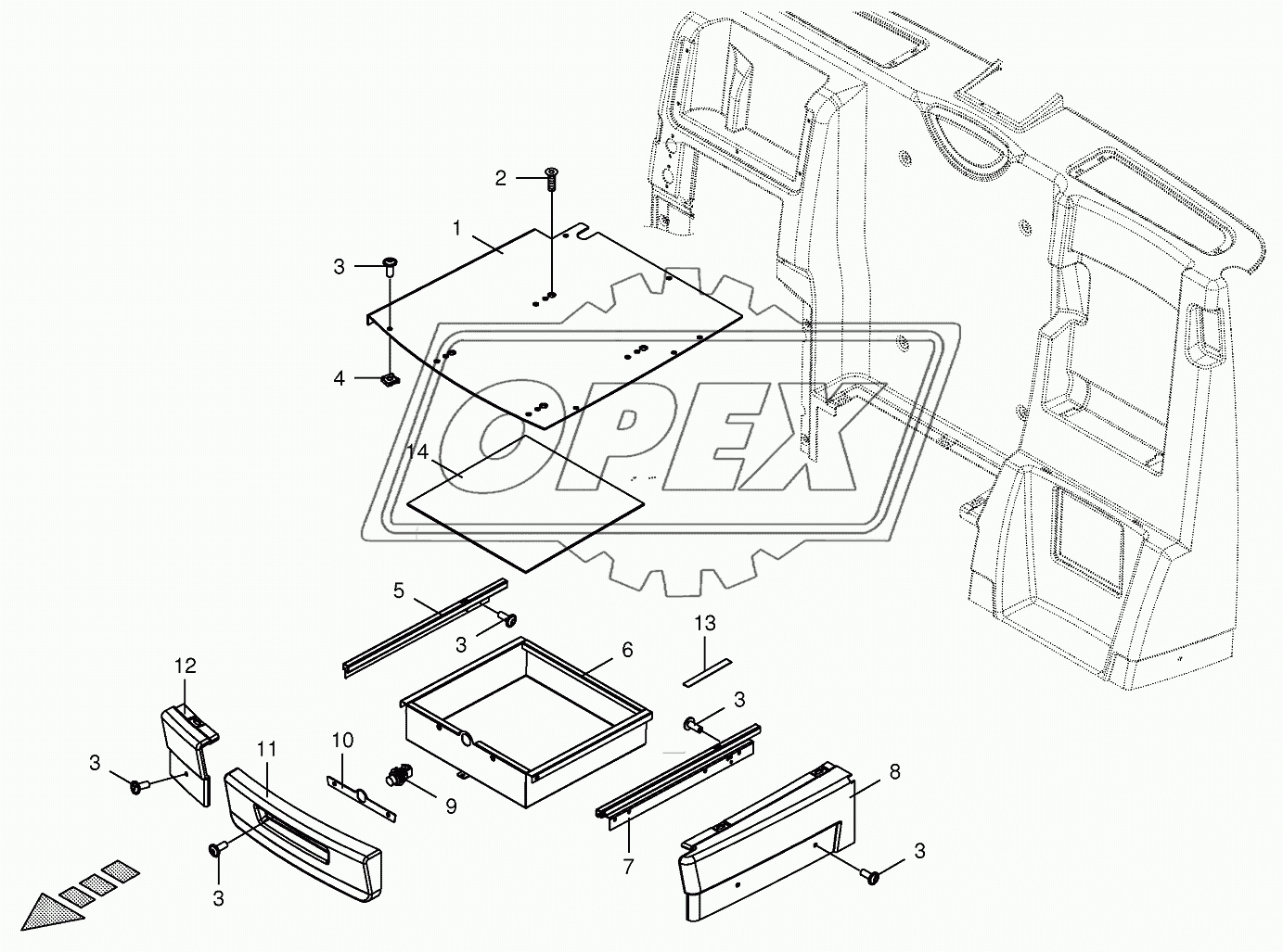 Cab - drawer