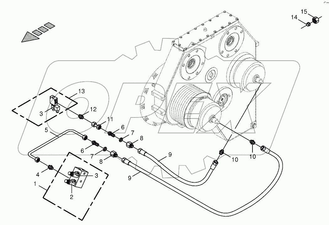Hydraulics-main clutch