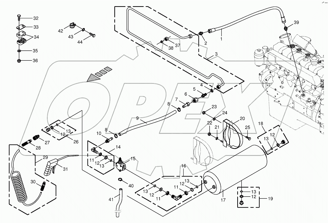 Air pressure-Blow-out gun