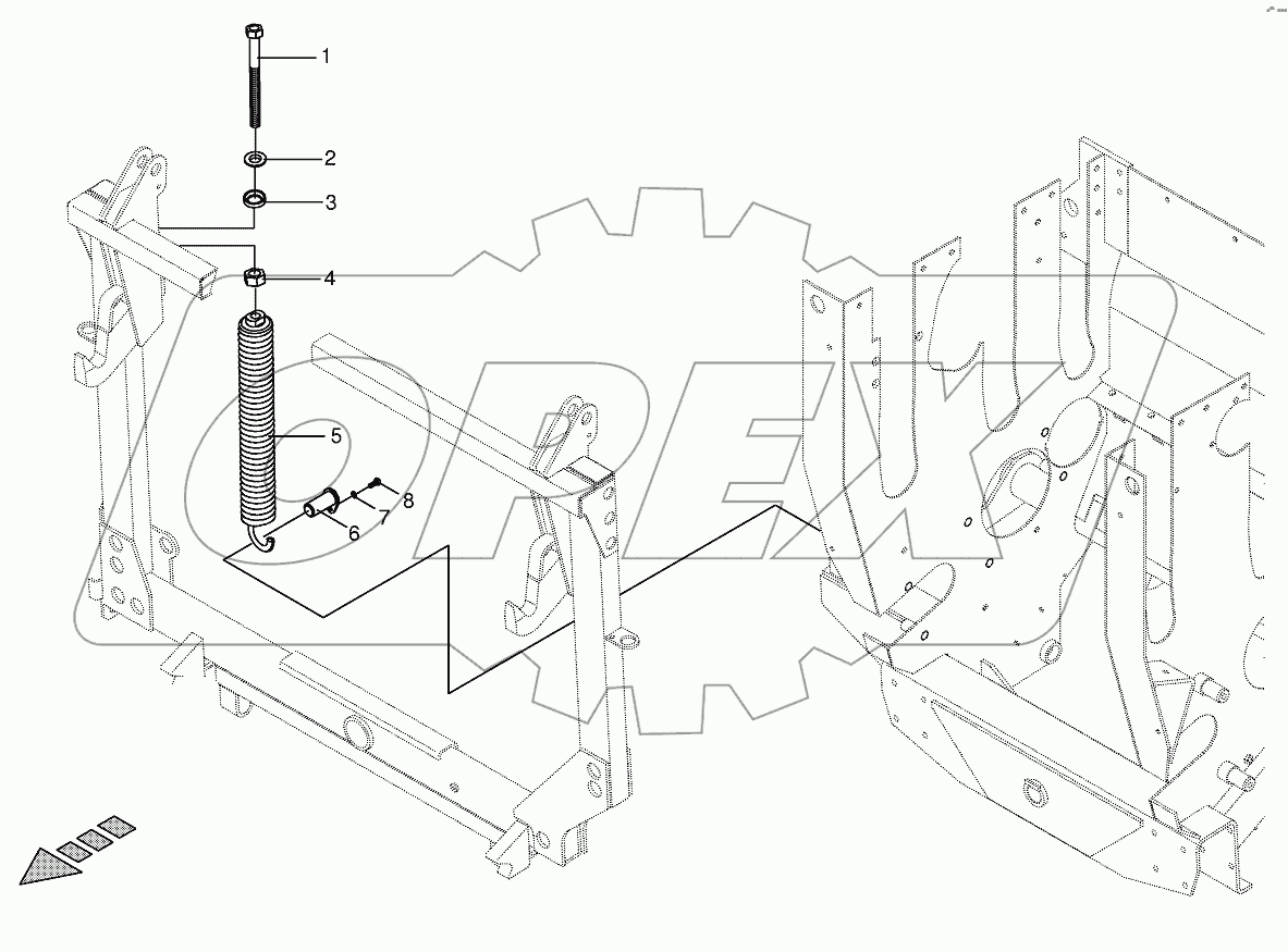 Lateral flotation system