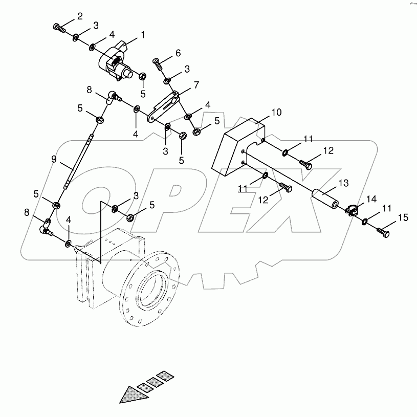 Angle sensor-chopping drum
