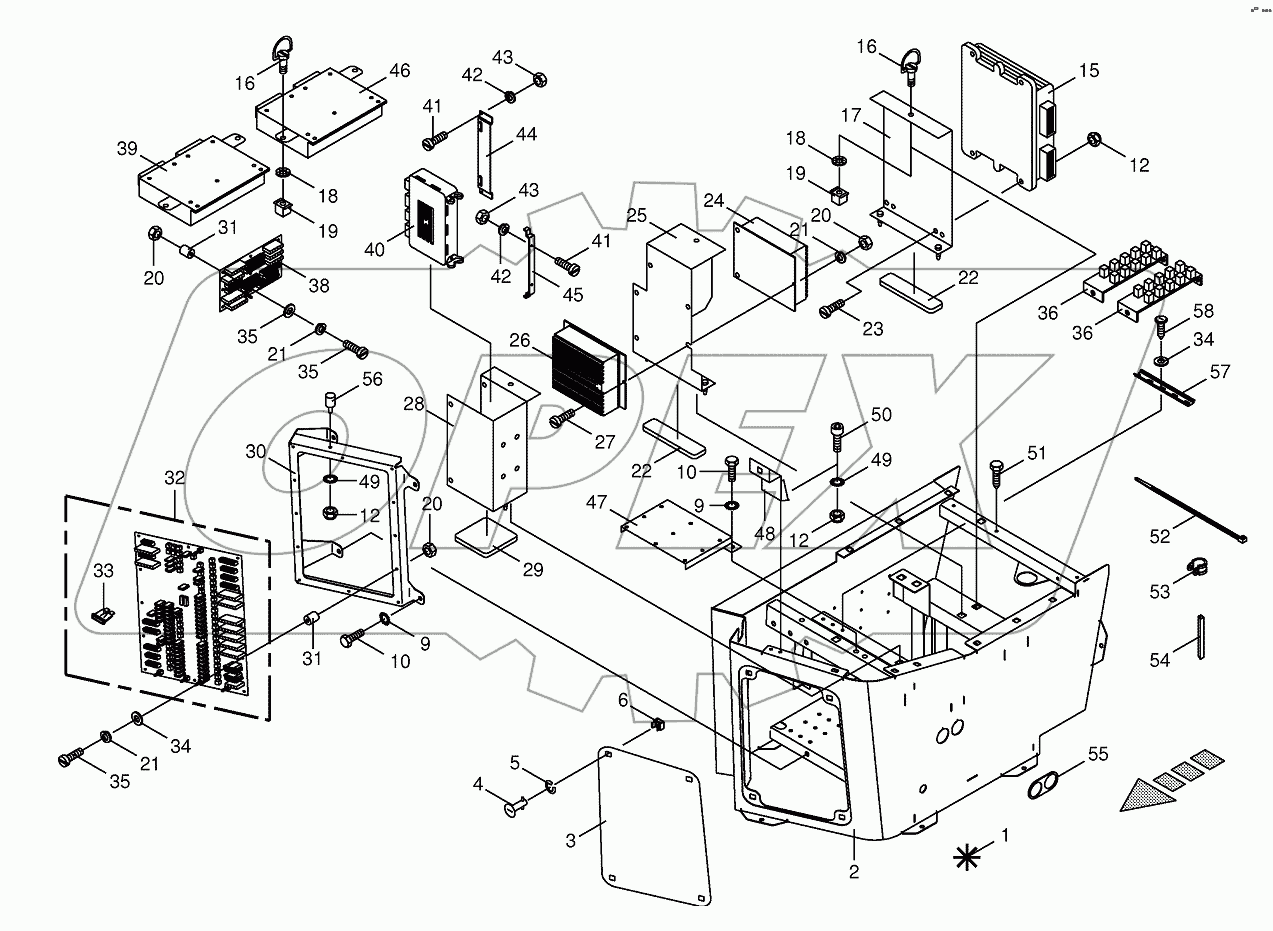 Control box/controls eletronic