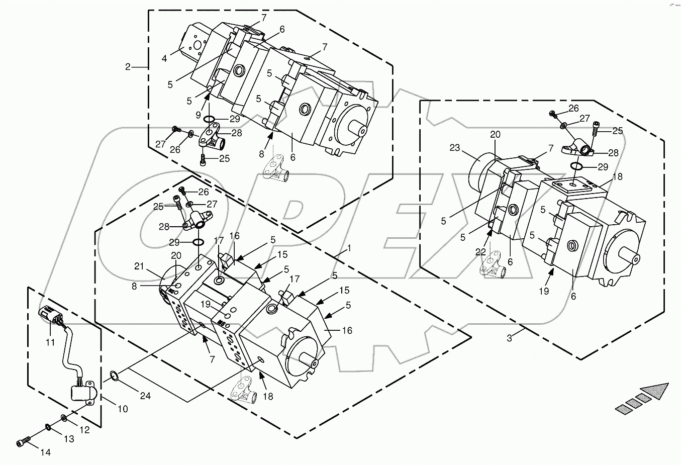 Variable disqlacement pumps