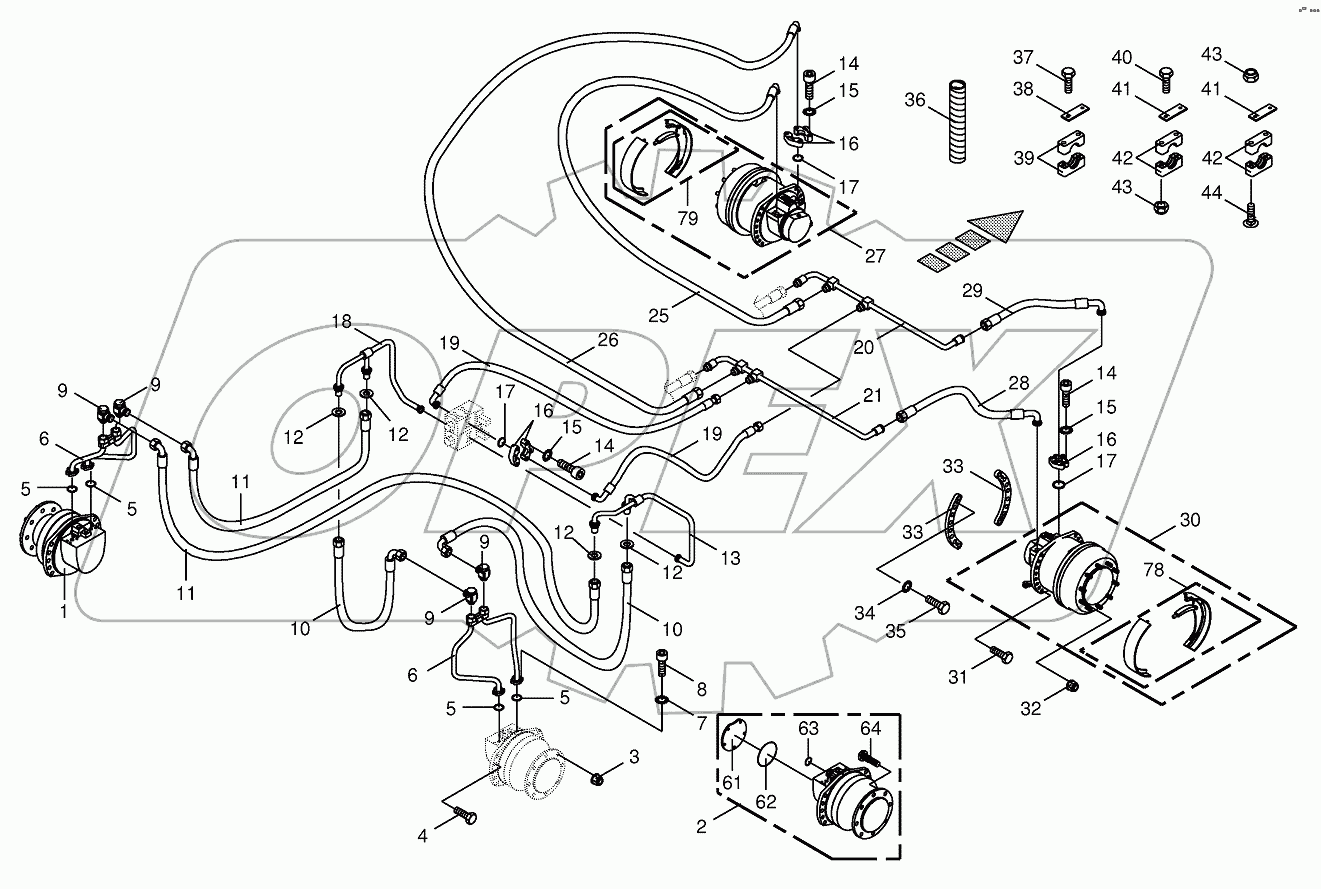 Traction drive wheel engine