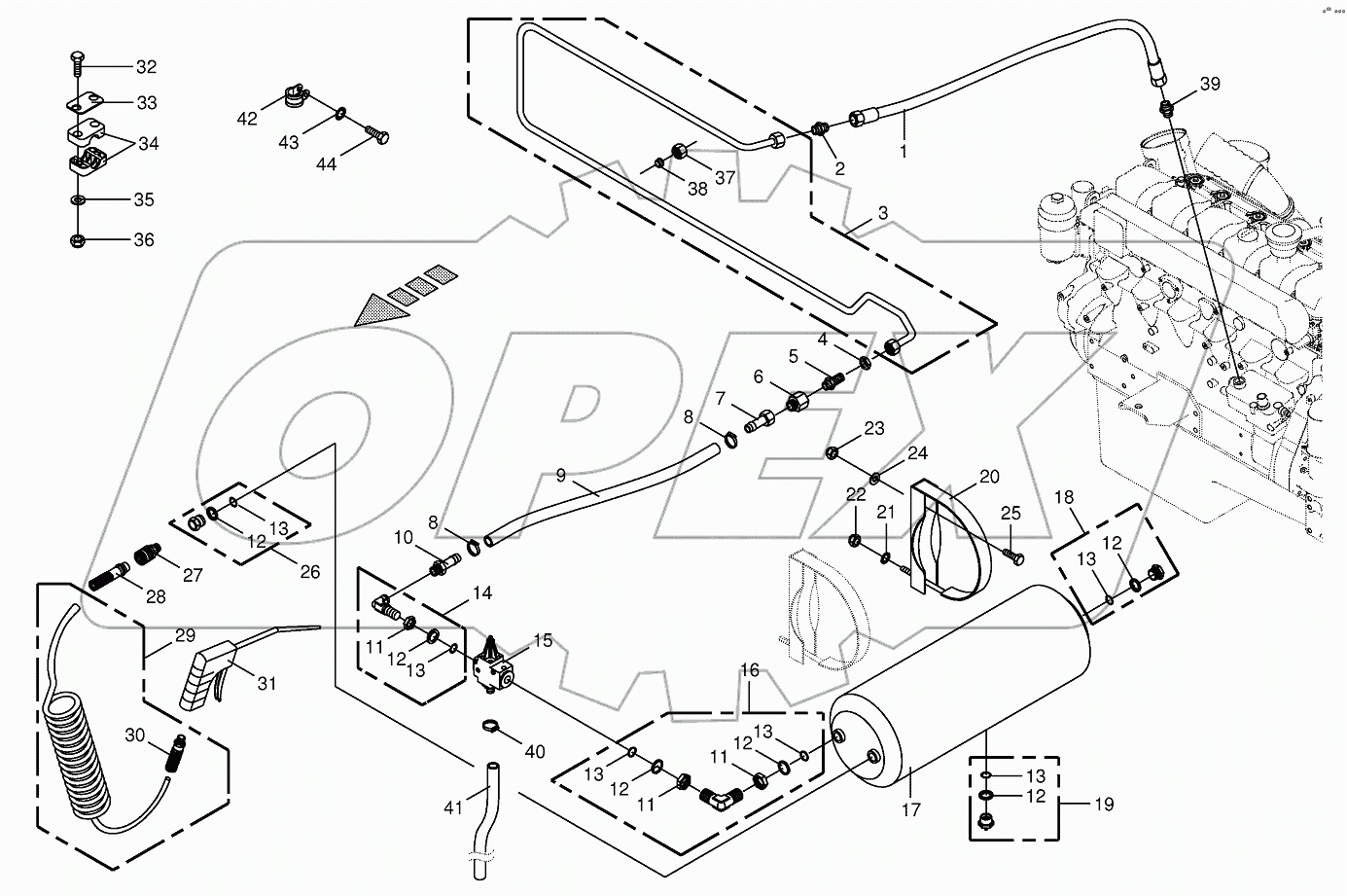 Air pressure-Blow-out gun