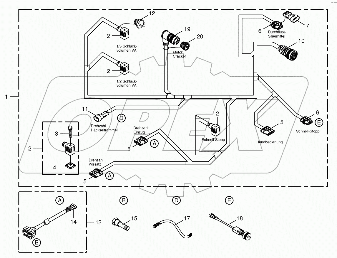 Wiring Harness-lateral left