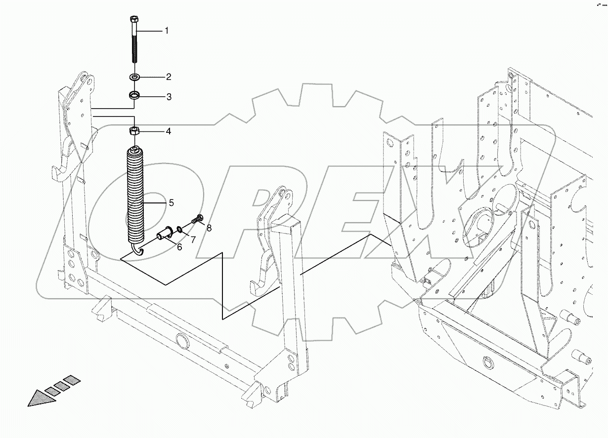 Lateral flotation system