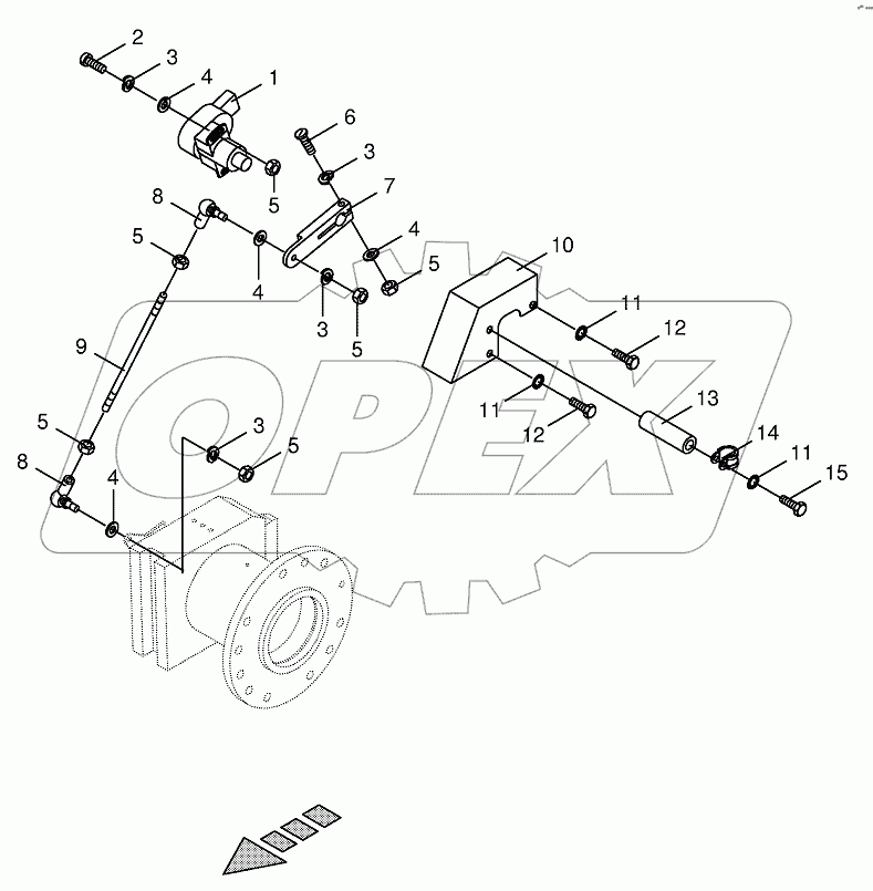 Angle sensor-chopping drum