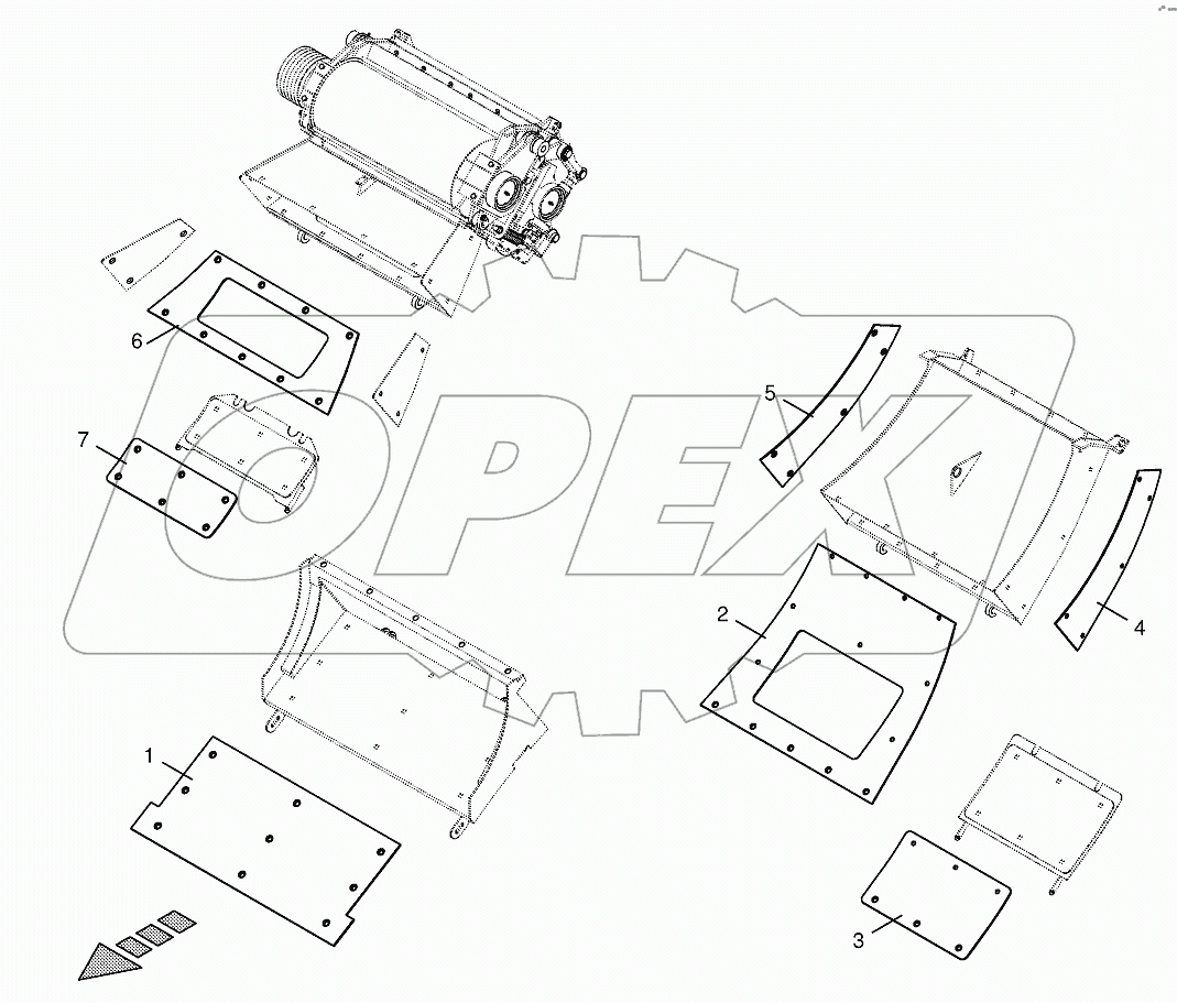 Wearing plates-HD parts