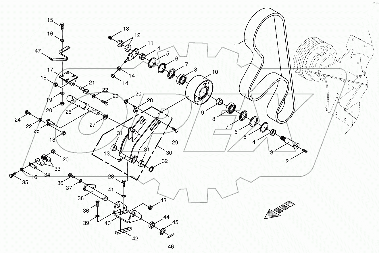 Cracker drive/tensioning device