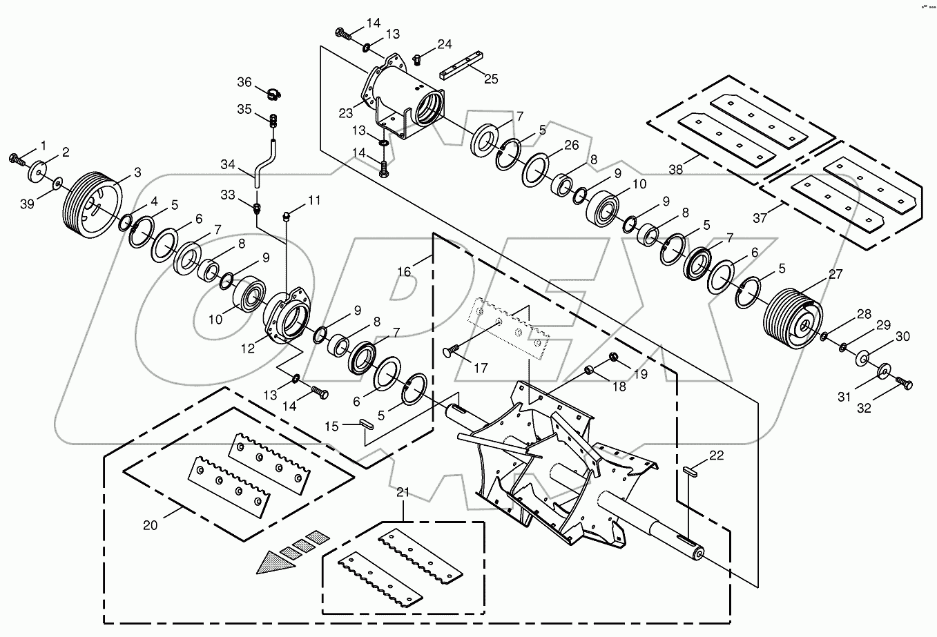 Discharge accelerator/bearing