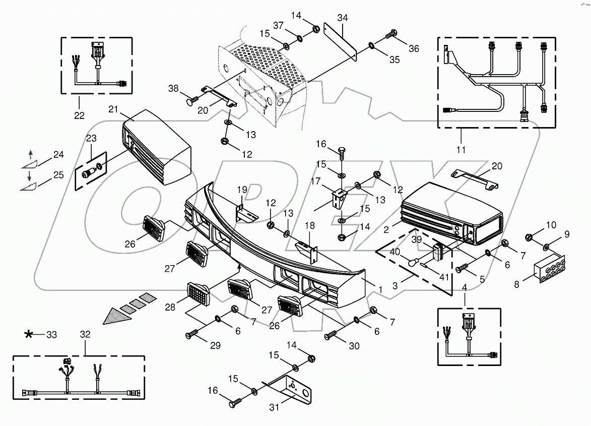 Front panel/Headlight