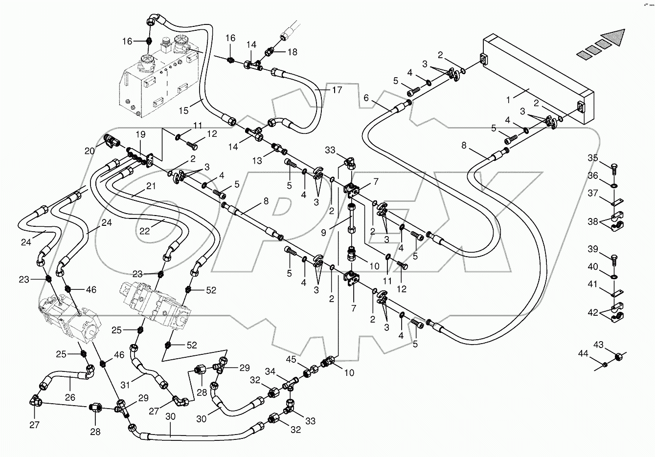 Housing line/oil cooler 750481-753493