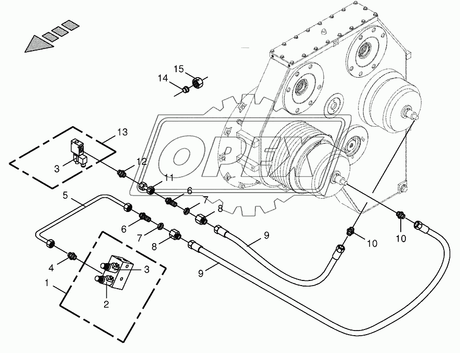 Hydraulics-main clutch