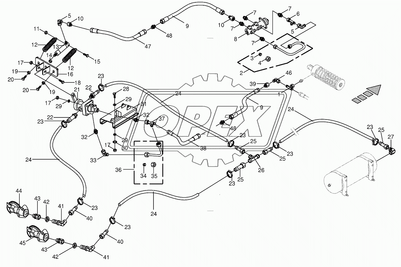 Additive connection for trailer