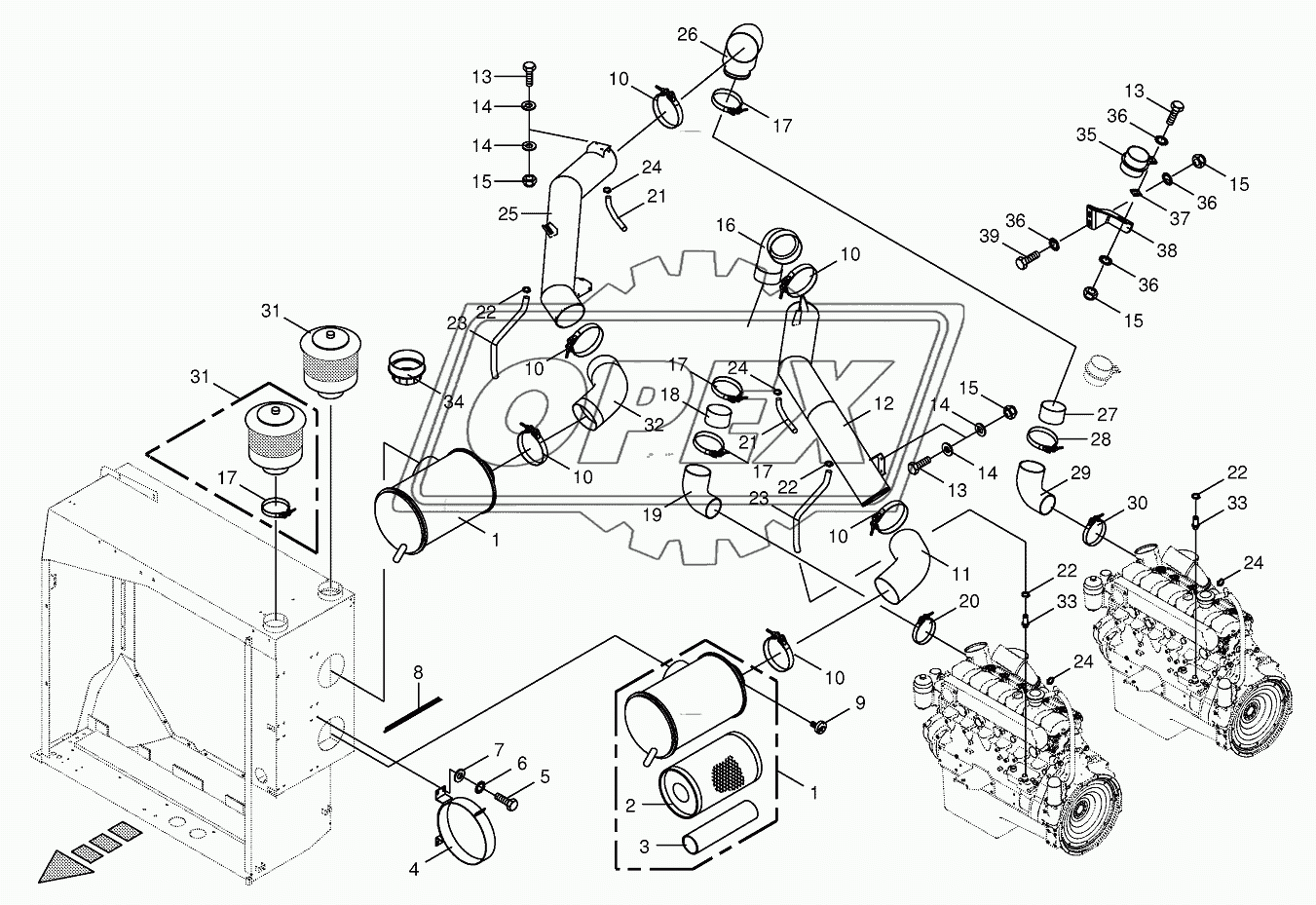 Air cleaning equipment