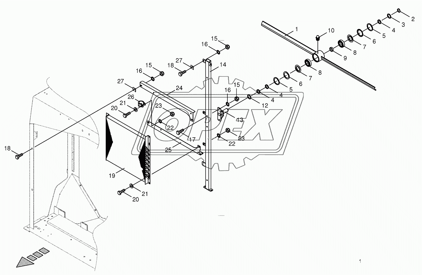 Rotor/Air conditioner mounting