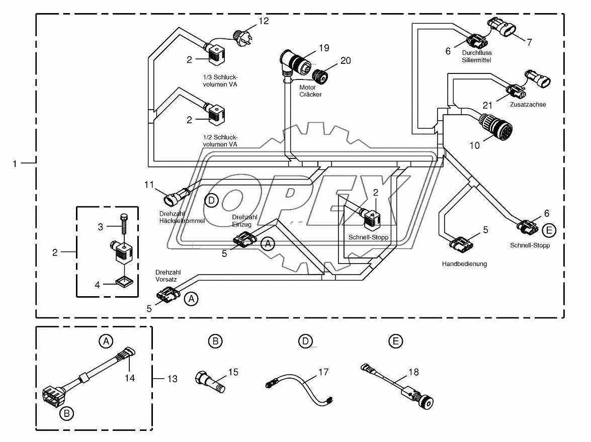 Wiring Harness-lateral left