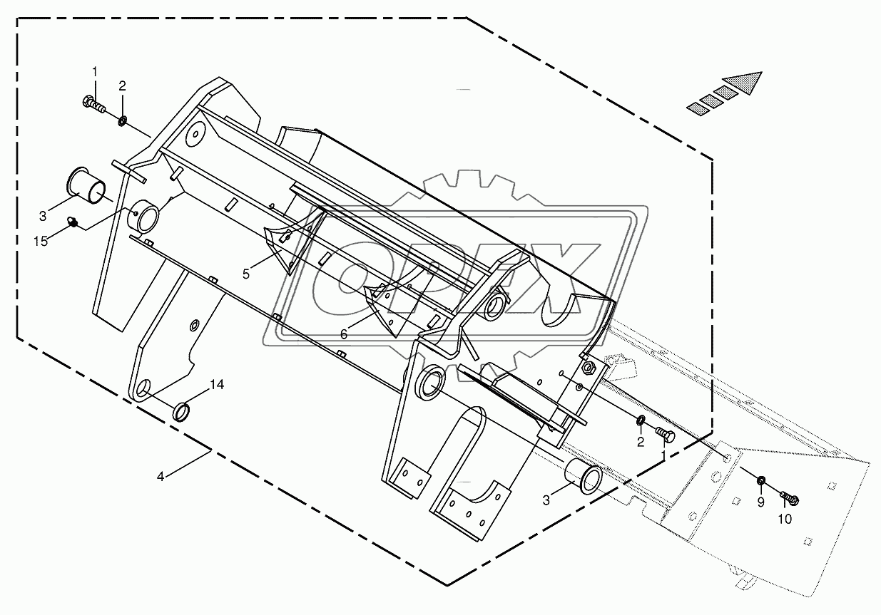 Cracker housing-not spring-mounted