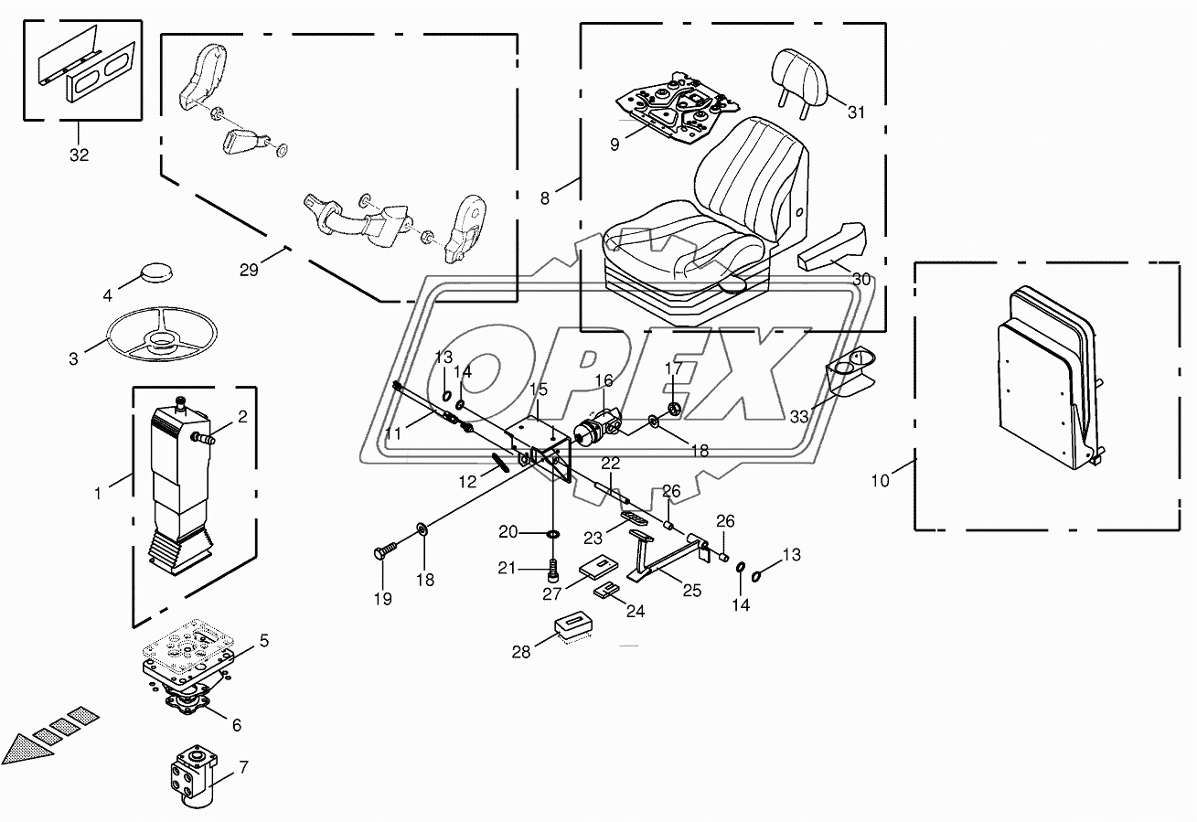 Steering columm