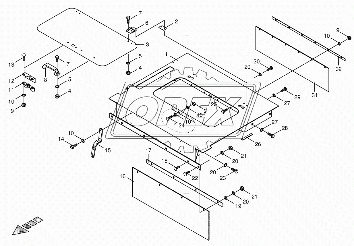 Cover-Feeder Housing