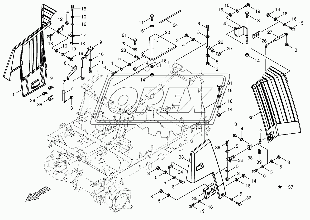 Cladding-lateral