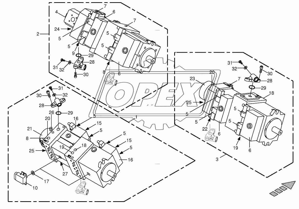 Variable disqlacement pumps