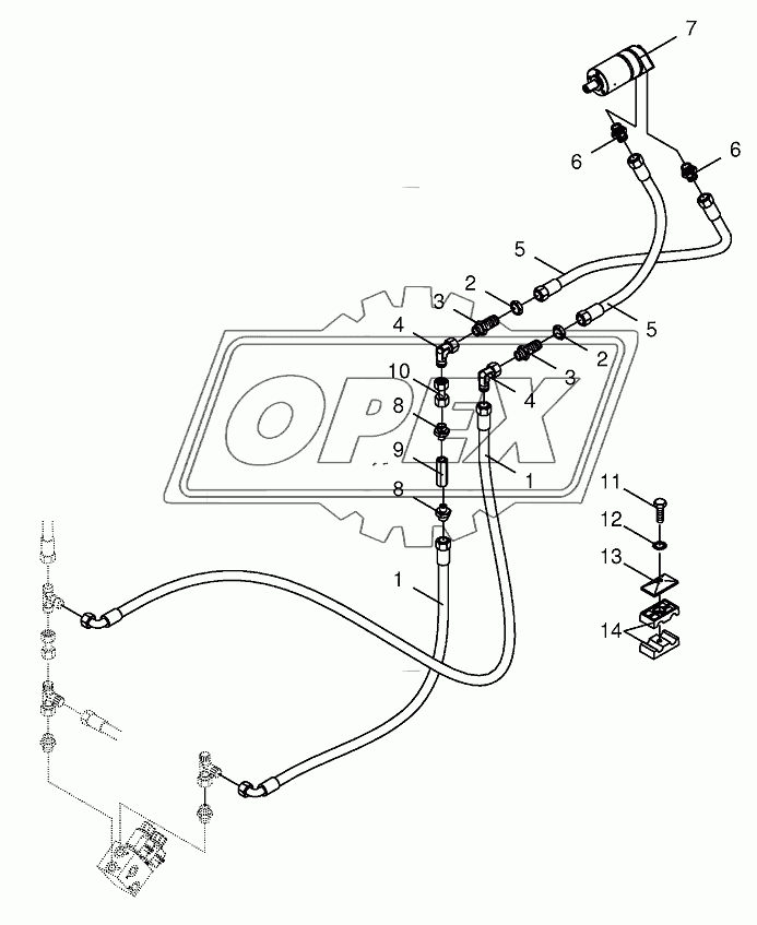 Hydraulics-sieve drive 2