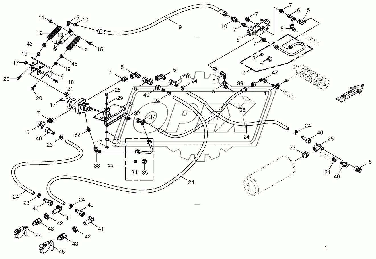 Additive connection for trailer