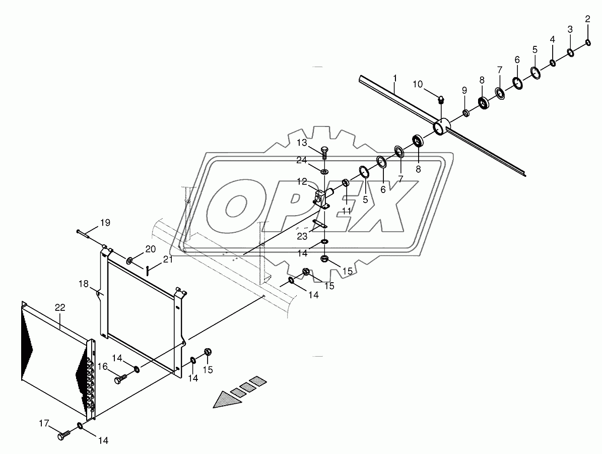 Rotor/Air conditioner mounting